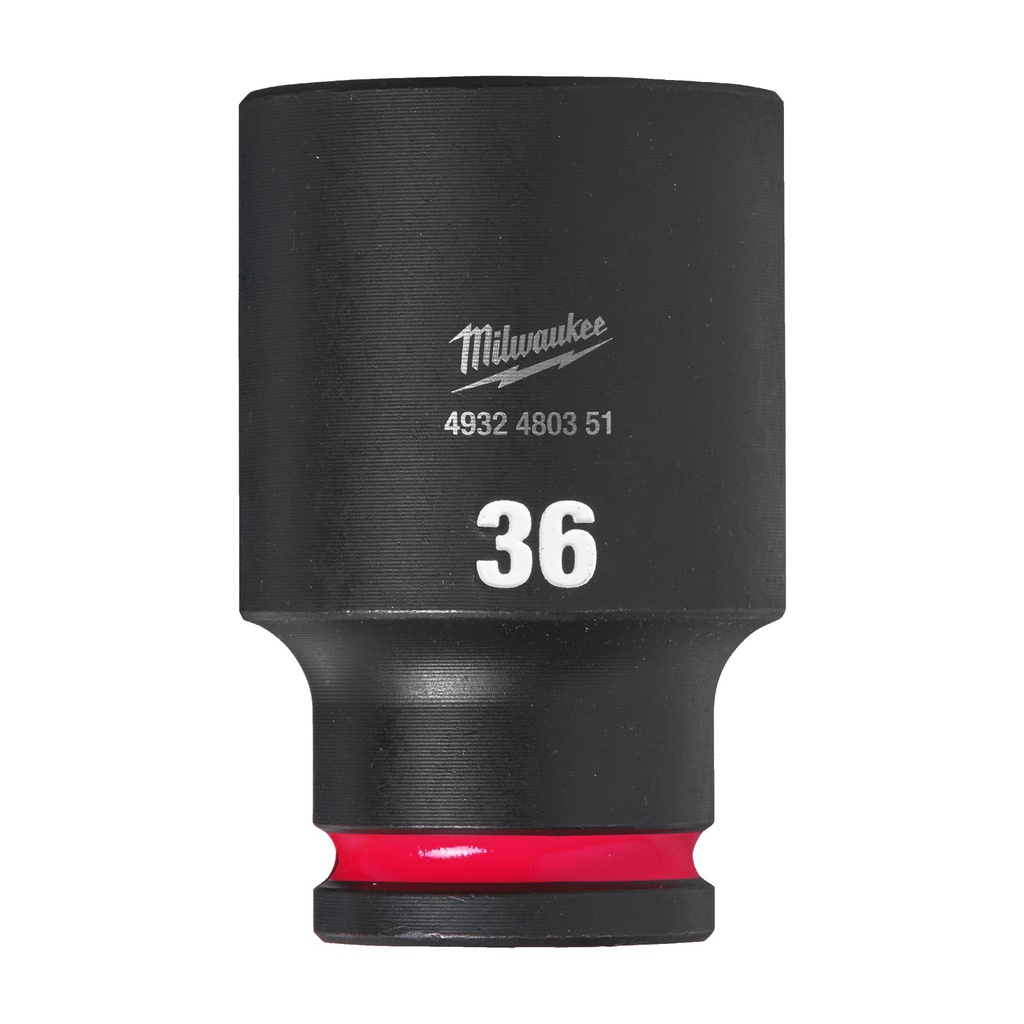 Nasadki Udarowe SHOCKWAVE™ IMPACT DUTY  ½" - długie Milwaukee | 36 mm 1/2" impact socket deep - 1pc