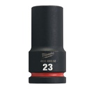 Nasadki Udarowe SHOCKWAVE™ Impact Duty - długie Milwaukee | 23 mm 3/4" impact socket deep - 1pc