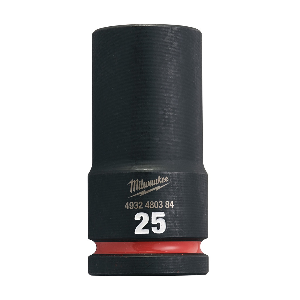 Nasadki Udarowe SHOCKWAVE™ Impact Duty - długie Milwaukee | 25 mm 3/4" impact socket deep - 1pc