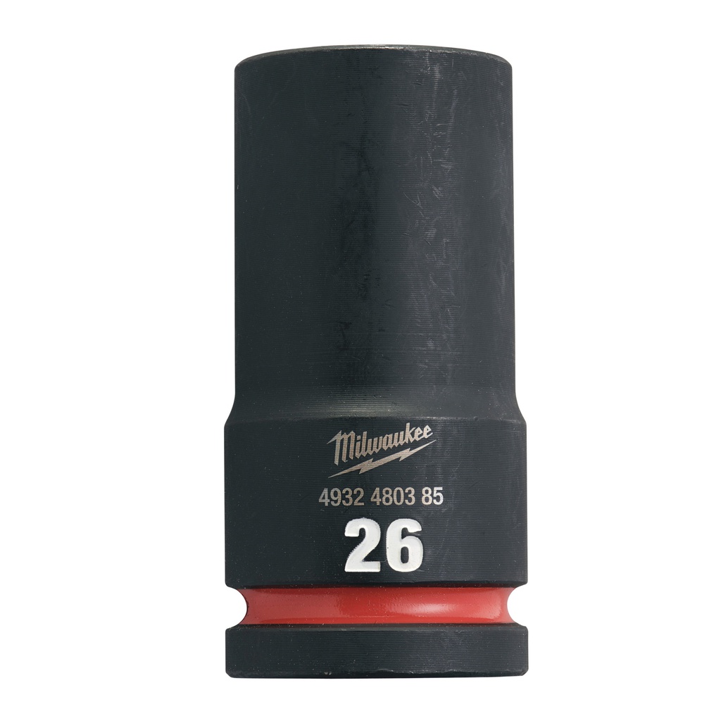 Nasadki Udarowe SHOCKWAVE™ Impact Duty - długie Milwaukee | 26 mm 3/4" impact socket deep - 1pc