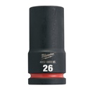 Nasadki Udarowe SHOCKWAVE™ Impact Duty - długie Milwaukee | 26 mm 3/4" impact socket deep - 1pc