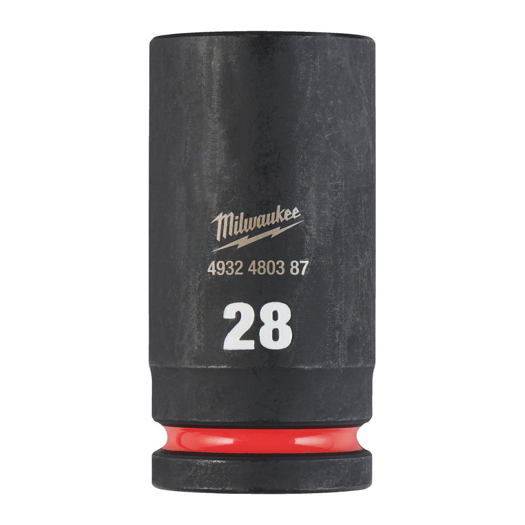 Nasadki Udarowe SHOCKWAVE™ Impact Duty - długie Milwaukee | 28 mm 3/4" impact socket deep - 1pc