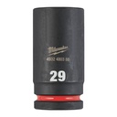 Nasadki Udarowe SHOCKWAVE™ Impact Duty - długie Milwaukee | 29 mm 3/4" impact socket deep - 1pc