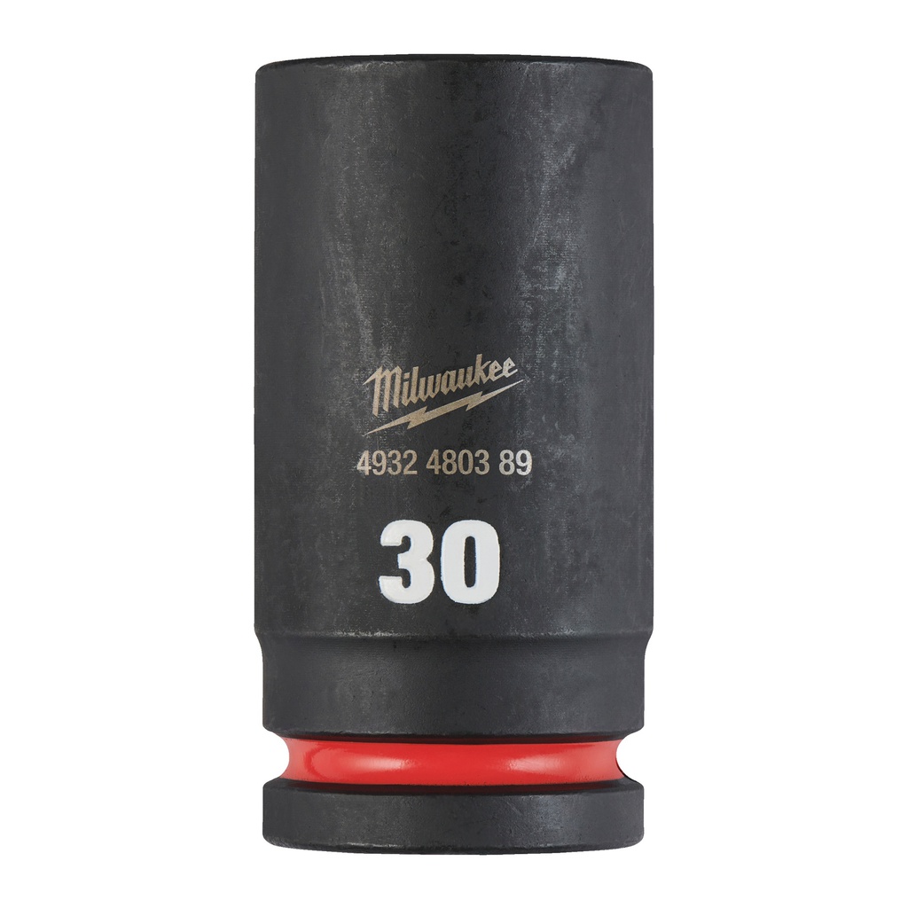 Nasadki Udarowe SHOCKWAVE™ Impact Duty - długie Milwaukee | 30 mm 3/4" impact socket deep - 1pc