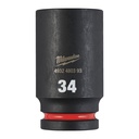 Nasadki Udarowe SHOCKWAVE™ Impact Duty - długie Milwaukee | 34 mm 3/4" impact socket deep - 1pc