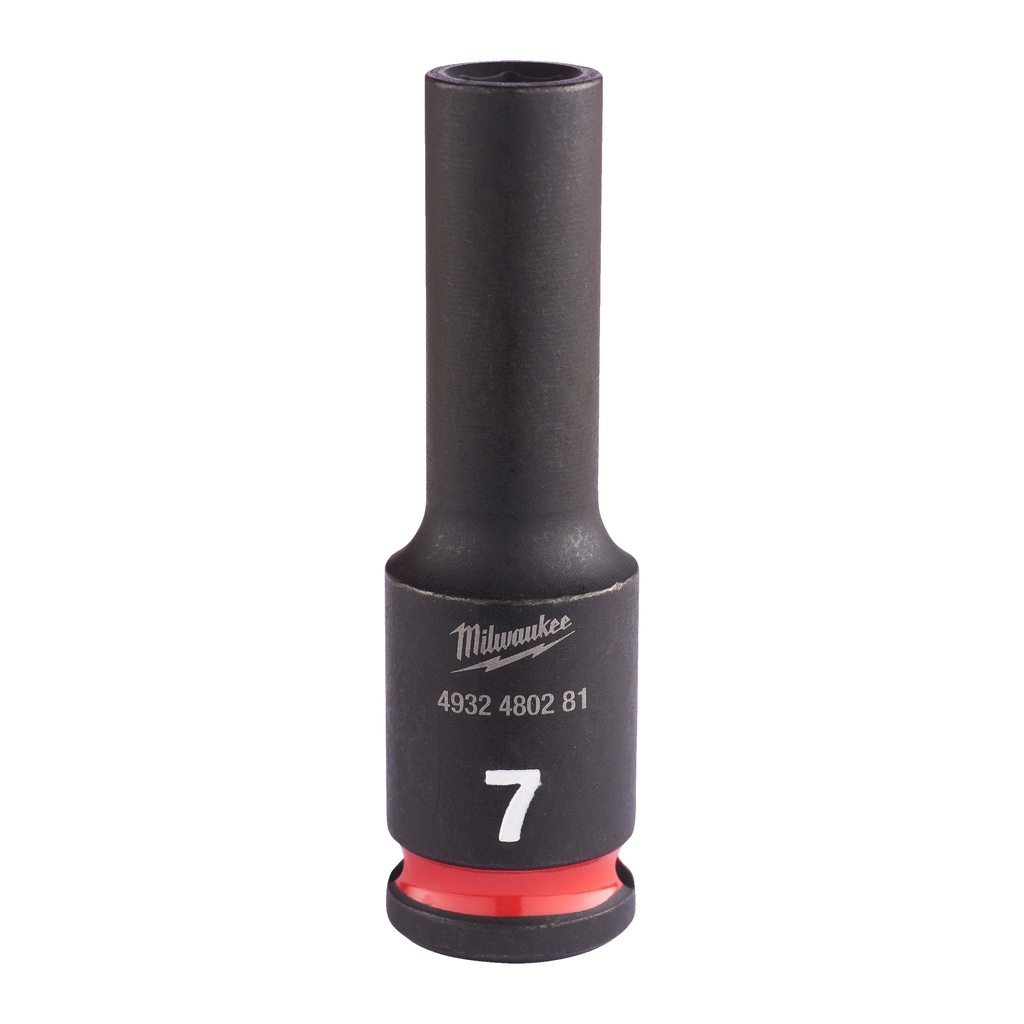 Nasadki Udarowe SHOCKWAVE™ IMPACT DUTY ⅜" - długie Milwaukee | 7 mm 3/8" impact socket deep - 1 pc