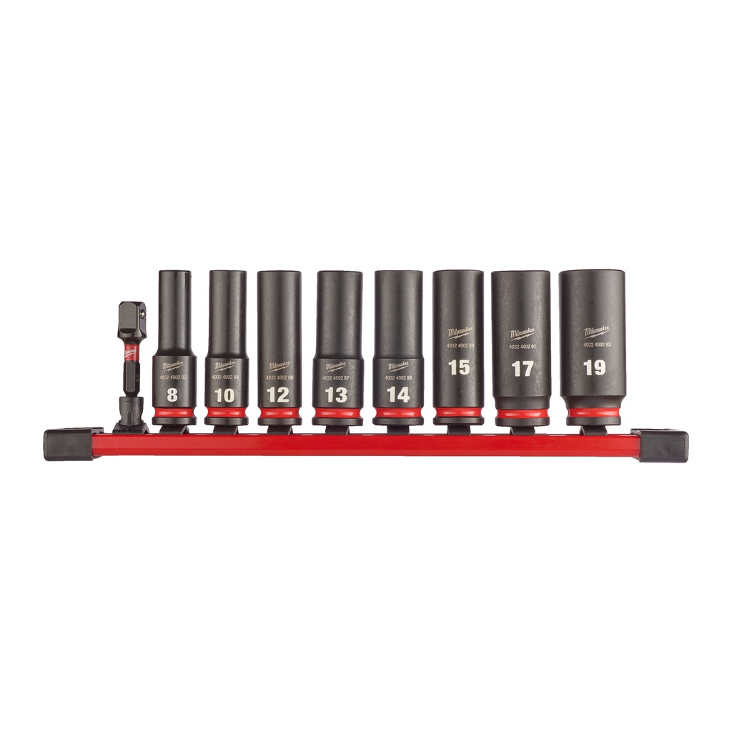 Zestaw nasadek udarowych SHOCKWAVE™ IMPACT DUTY 3/8˝ Hex Milwaukee | 3/8" impact socket deep set-9pc