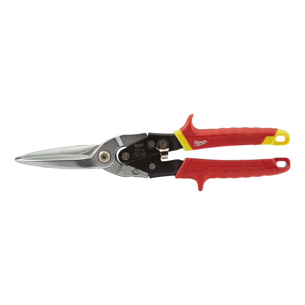 Nożyce do blachy Milwaukee | Long cut straight aviation snips