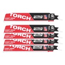 Metal: Brzeszczoty TORCH™ NITRUS CARBIDE ™ z węglikiem Milwaukee | TCT TORCH NITRUS 150 x 8 - 5pc