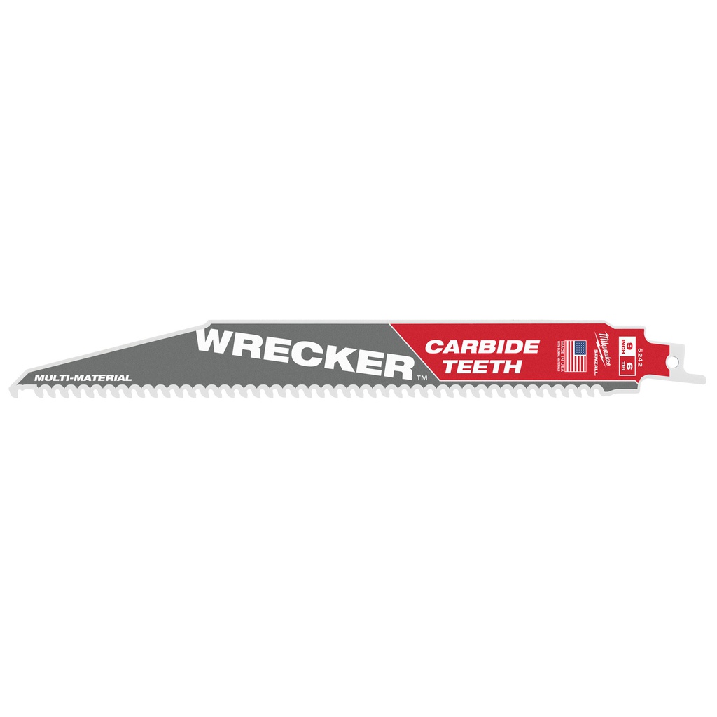 Brzeszczot do cięcia w różnych materiałach z węglikiem WRECKER™ Milwaukee | TCT WRECKER 230 x 6 - 1pc