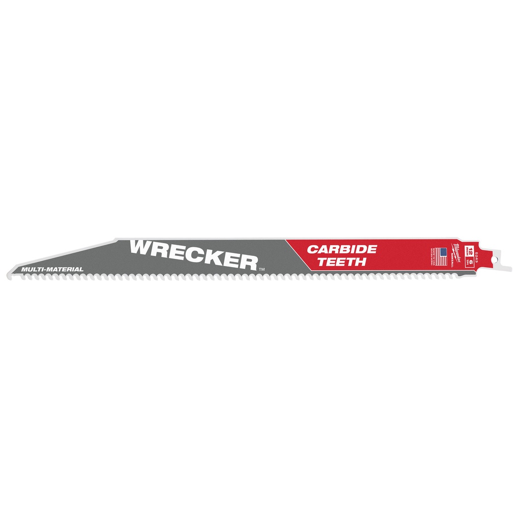 Brzeszczot do cięcia w różnych materiałach z węglikiem WRECKER™ Milwaukee | TCT WRECKER 300 x 6 - 1pc