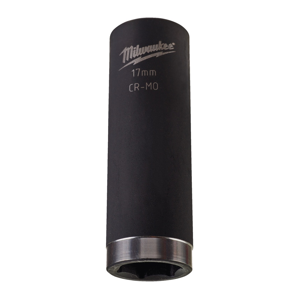 Nasadki udarowe SHOCKWAVE™ IMPACT DUTY ⅜″ - długie Milwaukee | 17 mm 3/8" impact socket - long