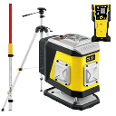 ZESTAW Laser krzyżowy Nivel System CL1R czerwony + statyw SJJM1EX  + odbiornik CLS-5 + tyczka LS24