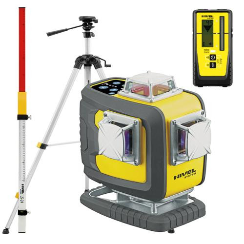 Laser budowlany Nivel System CL4D-B - ZESTAW statyw SJJ-M1 EX czujnik CLS-300 łata LS-24