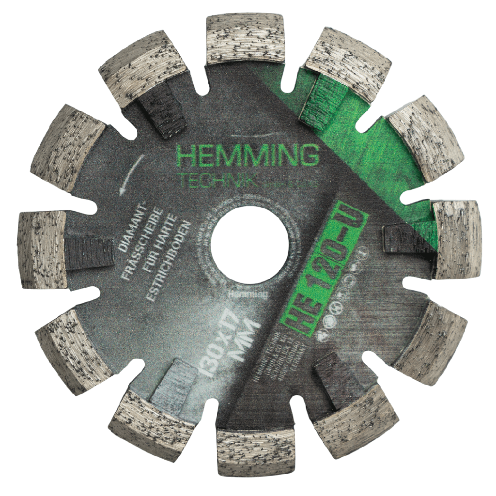Frez Hemming HE 120-U (130 x 17 mm) twardy jastrych | beton
