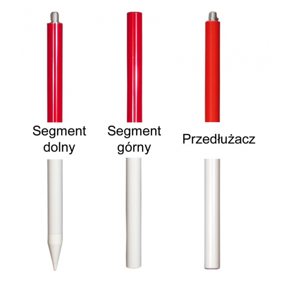 Tyczki skręcane RP 2 komplet w pokrowcu