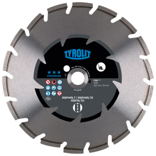 Tarcza diamentowa TYROLIT PREMIUM FSA 300 X 3,2 MM