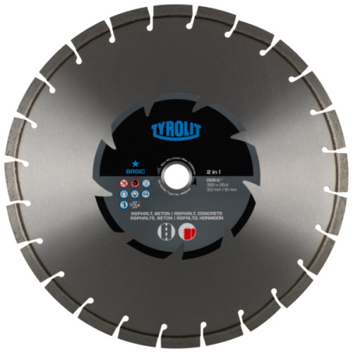 Tarcza diamentowa TYROLIT BASIC DCA C-2IN1 350 X 3MM