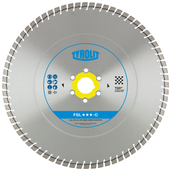 Tarcza diamentowa TYROLIT PREMIUM FSL-C 350 X 3,2 MM