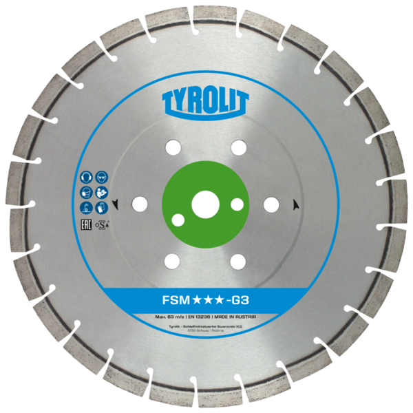 Tarcza diamentowa TYROLIT PREMIUM FSM-G3 300 X 3,9 MM