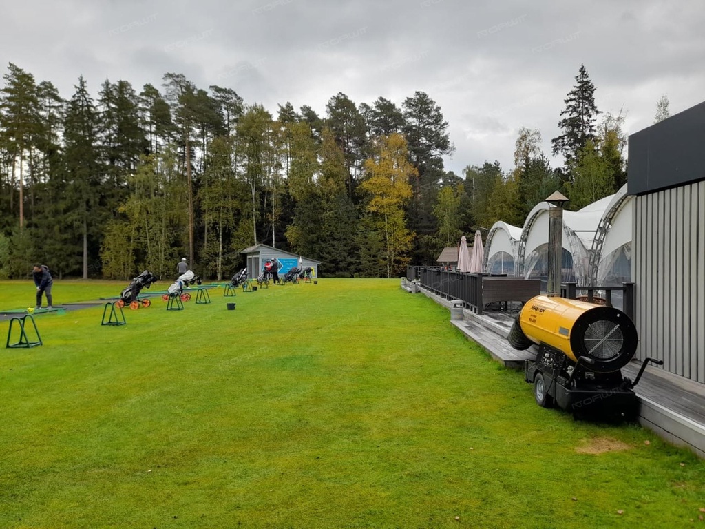 Nagrzewnica olejowa z odprowadzaniem spalin Master BV 400