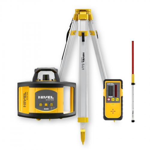 Niwelator laserowy Nivel System NL500 - ZESTAW   łata LS-24   statyw SJJ1