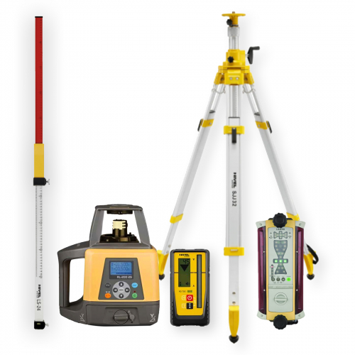 Niwelator laserowy Topcon RL-200 2S DIGITAL - ZESTAW   łata LS-24   statyw SJJ32   czujnik LS-B110