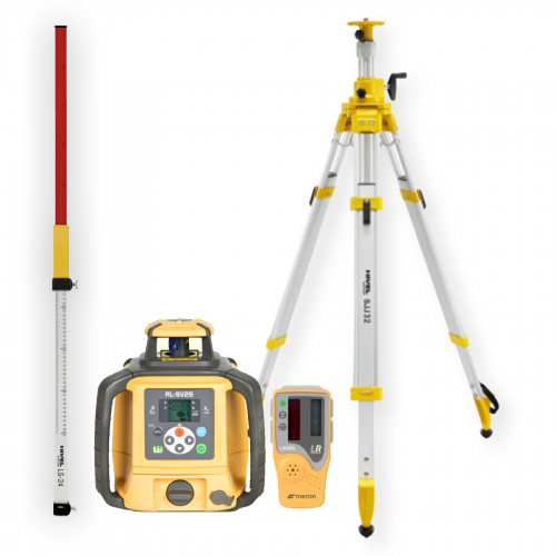 Niwelator laserowy Topcon RL-SV2S - ZESTAW   łata LS-24   statyw SJJ32