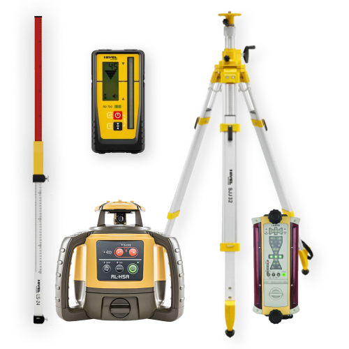 Niwelator laserowy Topcon RL-H5A DIGITAL - ZESTAW   LS-24   statyw SJJ32   czujnik LS-B110