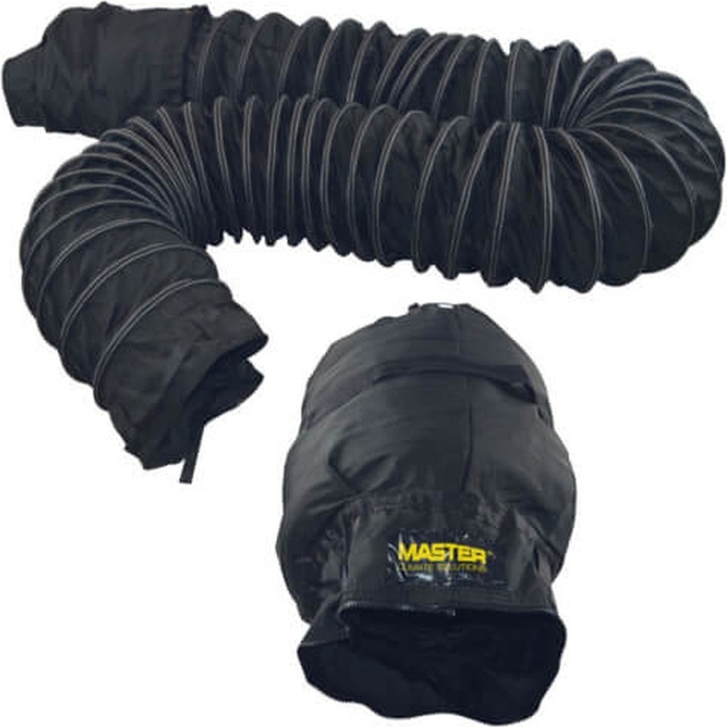 Przewód giętki czarny Master (Ø 510 mm × 7,6 m)