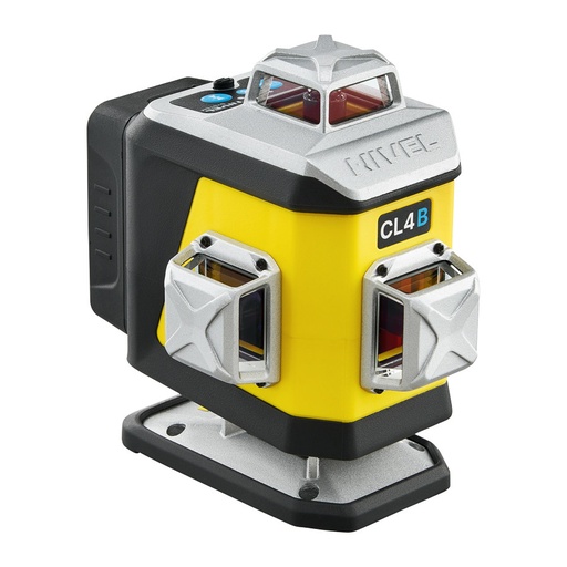 [CL4B-zestaw1] ZESTAW Laser krzyżowy Nivel System CL4B niebieski + tyczka LP36