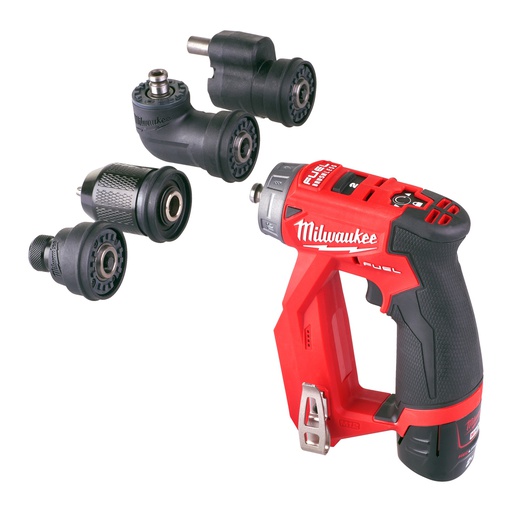 [4933464979] M12 FUEL™ Wiertarko-wkrętarka z wymiennym uchwytem Milwaukee | M12 FDDXKIT-202X