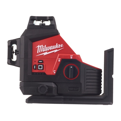 [4933478103] M12™ Laser zielony 3-płaszczyznowy 360° Milwaukee | M12 3PL-0C