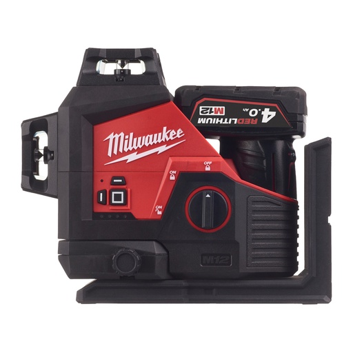 [4933478102] M12™ Laser zielony 3-płaszczyznowy 360° Milwaukee | M12 3PL-401C