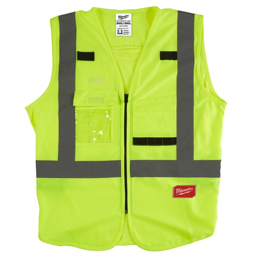 [4932471891] Kamizelka o intensywnej widzialności - żółta Milwaukee | High-Visibility Vest Yellow - 2XL/3XL