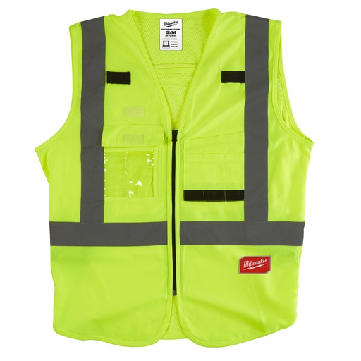 [4932471889] Kamizelka o intensywnej widzialności - żółta Milwaukee | High-Visibility Vest Yellow - S/M