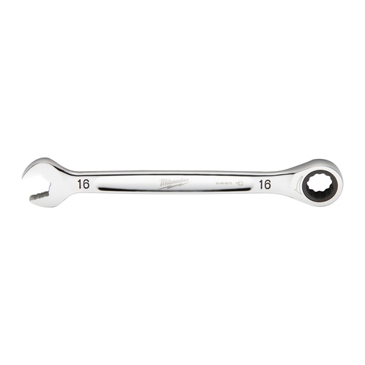 [4932471509] Klucze płasko-oczkowe z grzechotką MAX BITE™ Milwaukee | Maxbite Ratcheting Metric Combination Spanner 16mm - 1pc