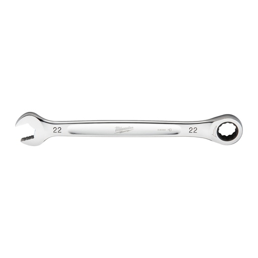 [4932471515] Klucze płasko-oczkowe z grzechotką MAX BITE™ Milwaukee | Maxbite Ratcheting Metric Combination Spanner 22mm - 1pc