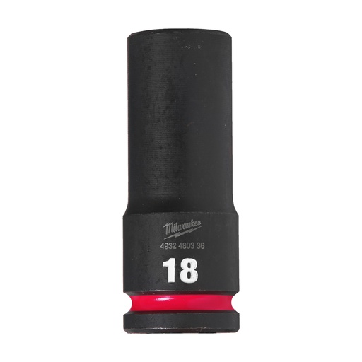 [4932480336] Nasadki Udarowe SHOCKWAVE™ IMPACT DUTY  ½" - długie Milwaukee | 18 mm 1/2" impact socket deep - 1pc