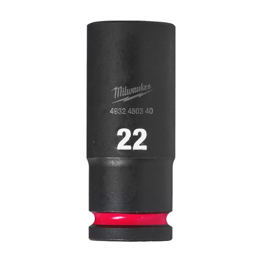 [4932480340] Nasadki Udarowe SHOCKWAVE™ IMPACT DUTY  ½" - długie Milwaukee | 22 mm 1/2" impact socket deep - 1pc