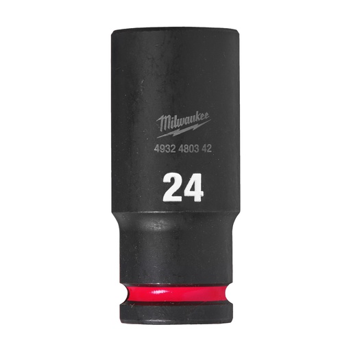 [4932480342] Nasadki Udarowe SHOCKWAVE™ IMPACT DUTY  ½" - długie Milwaukee | 24 mm 1/2" impact socket deep - 1pc