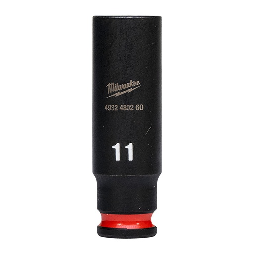 [4932480260] Nasadki Udarowe SHOCKWAVE™ IMPACT DUTY ¼″ - długie Milwaukee | 11 mm 1/4" impact socket deep - 1 pc