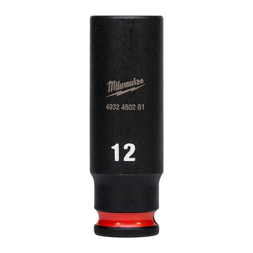 [4932480261] Nasadki Udarowe SHOCKWAVE™ IMPACT DUTY ¼″ - długie Milwaukee | 12 mm 1/4" impact socket deep - 1 pc