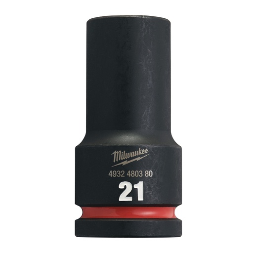 [4932480380] Nasadki Udarowe SHOCKWAVE™ Impact Duty - długie Milwaukee | 21 mm 3/4" impact socket deep - 1pc