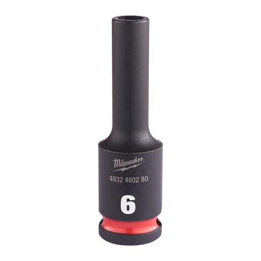 [4932480280] Nasadki Udarowe SHOCKWAVE™ IMPACT DUTY ⅜" - długie Milwaukee | 6 mm 3/8" impact socket deep - 1 pc