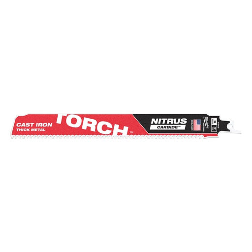 [48005262] Metal: Brzeszczoty TORCH™ NITRUS CARBIDE ™ z węglikiem Milwaukee | TCT TORCH NITRUS 230 x 8 - 1pc