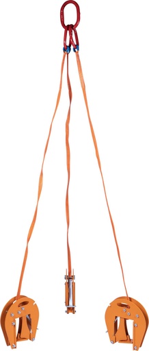 [54400019] Zawieszany chwytak probst SRG-UNI-3-K do kręgów i stożków betonowych