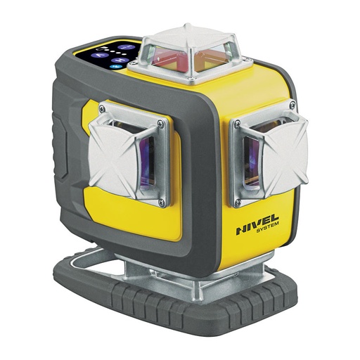 [CL4D-P-zestaw-1] ZESTAW Laser krzyżowy Nivel System CL4D-P fioletowy + tyczka LP-36