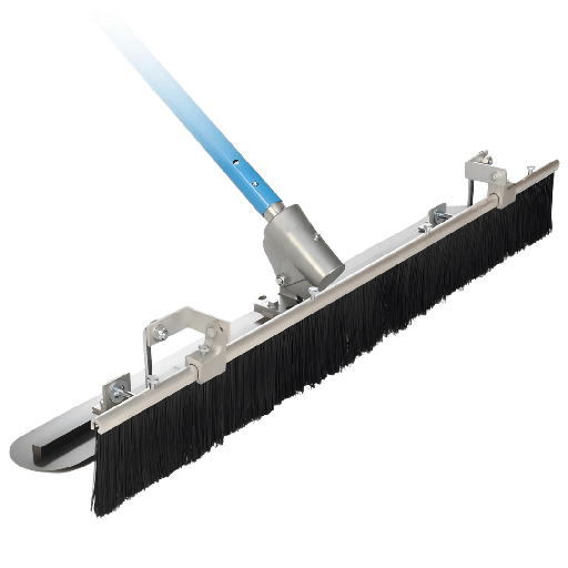 [BT750056] Listwa ze szczotką Fresno Broom Beton Trowel (1,2 m) z rurami (3 x 1,8 m)