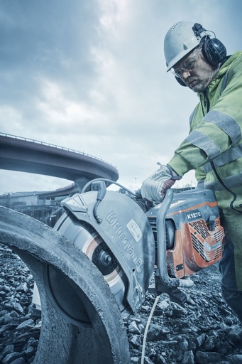 [967978701] Przecinarka ręczna Husqvarna K 1270 osłona tarczy 350mm